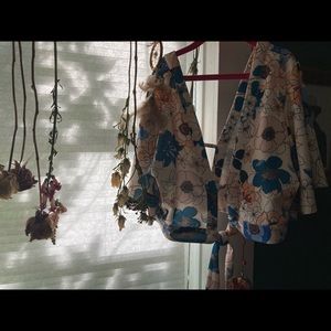 Zara kimono-style crop top.